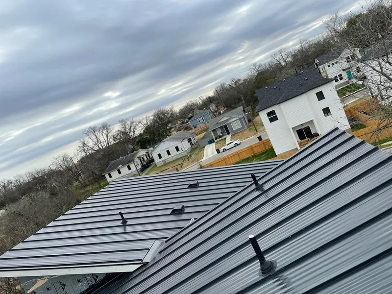 Standing seam metal roof panels with vents for Skylight Repair in Sandy